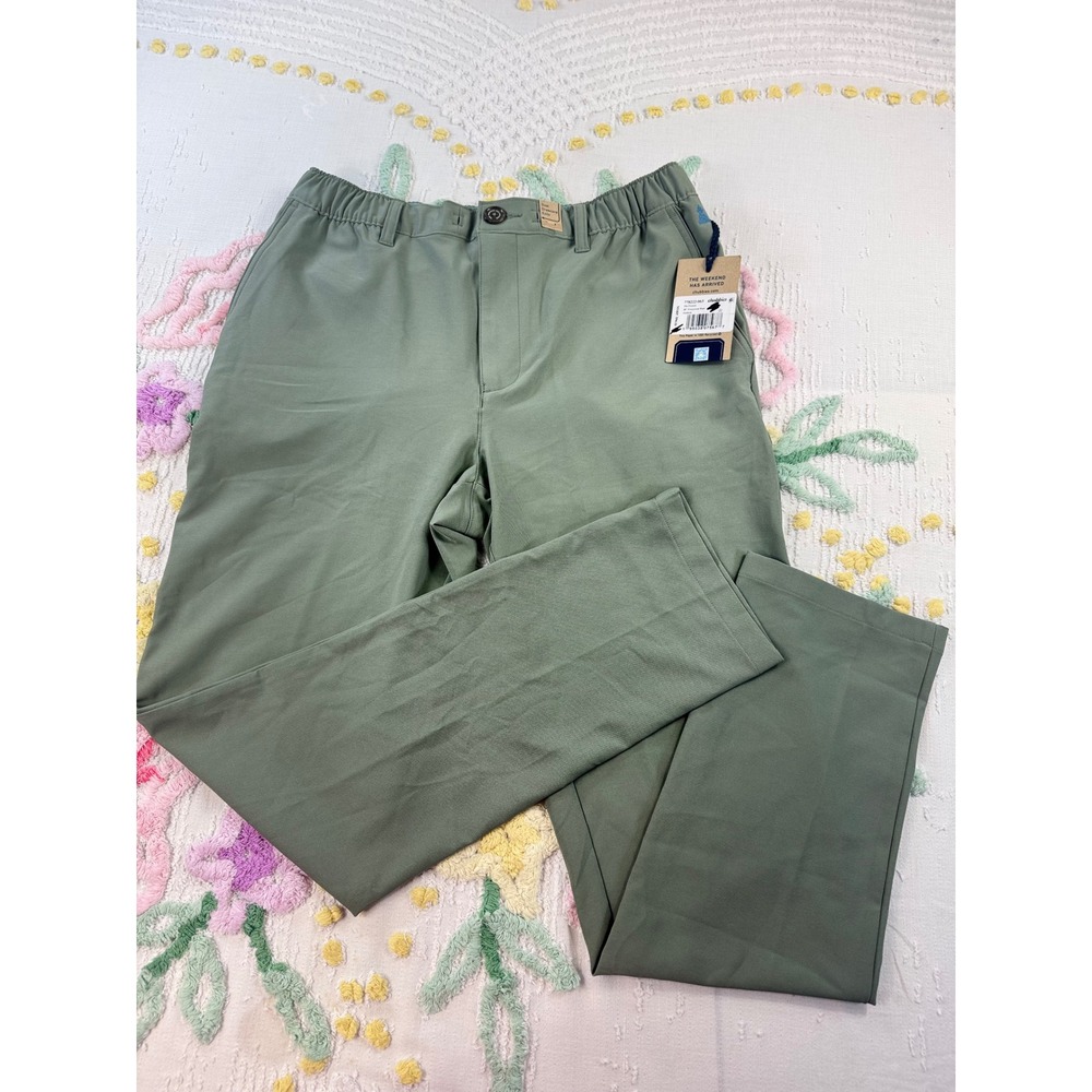 Chubbies Everyday Performance Pants Khaki Stretch Relaxed Fit‎ Mens Size 30
